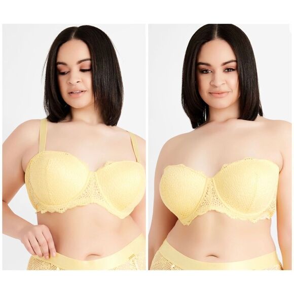 Ashley Stewart Convertible Lace Underwire Bra - Picture 1 of 14
